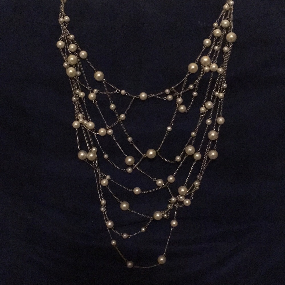 Long layered necklace